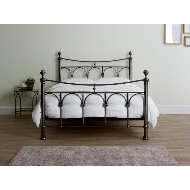 LL Gamma Antique Nickel 4ft6 Double bedstead